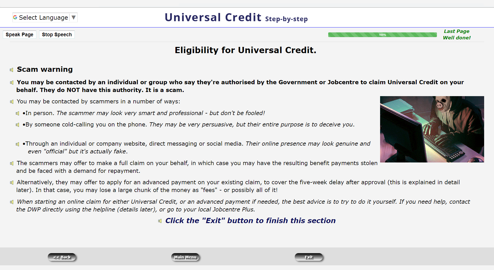 Universal Credit - What is UC Page 4